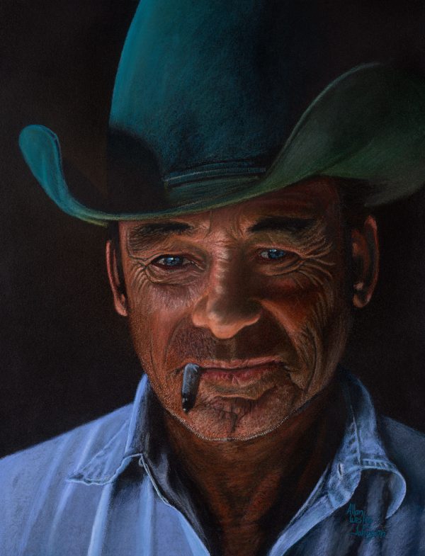 Weathered Cowboy II - Art by Allan Wesley Johnson at Treez Studio